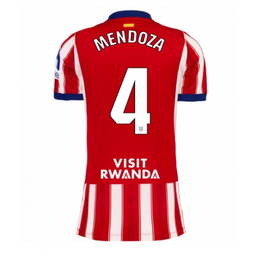 Atletico Madrid Rodrigo Mendoza #4 Maglia Gara Casa Repliche 2026-27 Donna Maniche Corte Atletico Madrid Rodrigo Mendoza #4 Maglia Gara Casa Repliche 2026-27 Donna Maniche Corte